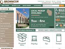 Tablet Screenshot of browncor.com