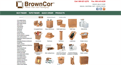 Desktop Screenshot of boxes.browncor.com